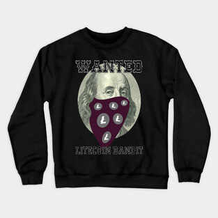 Litecoin Bandit Crewneck Sweatshirt