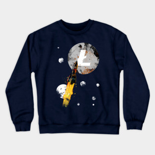 Up To The Moon : Litecoin Edition Crewneck Sweatshirt