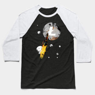 Up To The Moon : Litecoin Edition Baseball T-Shirt