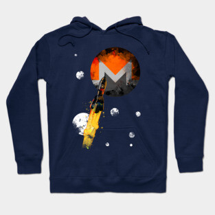 Up To The Moon : Monero Edition Hoodie
