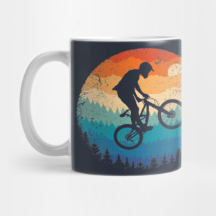 Mountain Biking Retro Mug