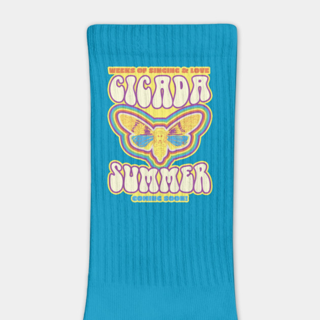 Cicada Summer Retro Vintage Art Meme by creative