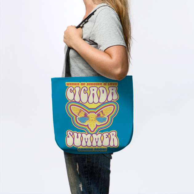 Cicada Summer Retro Vintage Art Meme by creative