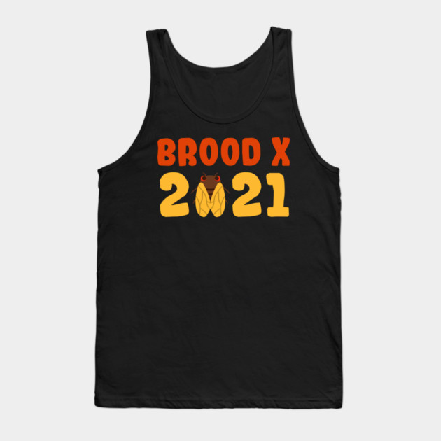 Cicada Brood X 2021 Reemergence Theme Design Tank Top by creative