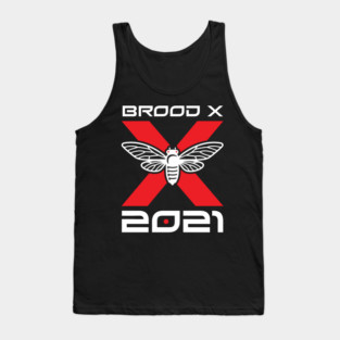 Cicada Brood X 2021 Reemergence Theme Minimalist Tank Top