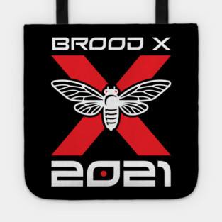 Cicada Brood X 2021 Reemergence Theme Minimalist Tote