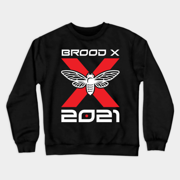 Cicada Brood X 2021 Reemergence Theme Minimalist Crewneck Sweatshirt by creative