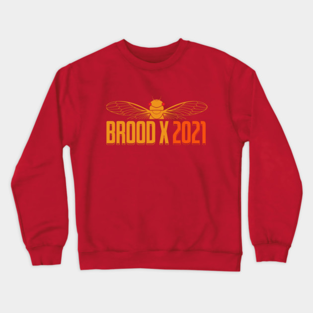 Cicada Brood X 2021 Reemergence Theme Minimalist Crewneck Sweatshirt by creative