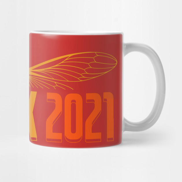 Cicada Brood X 2021 Reemergence Theme Minimalist by creative