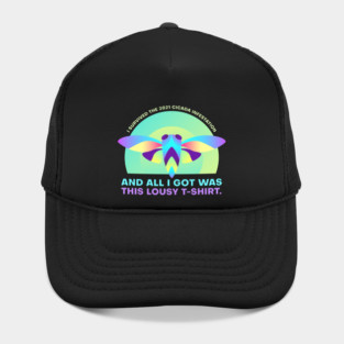 I Survived the 2021 Cicada Infestation Funny Meme Hat