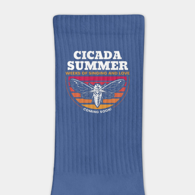 Cicada Summer Retro Vintage Art Meme by creative