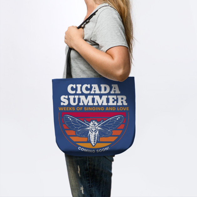 Cicada Summer Retro Vintage Art Meme by creative