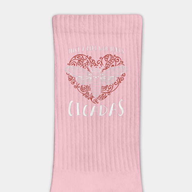 Just a Girl Who Loves Cicadas Artsy Heart by creative
