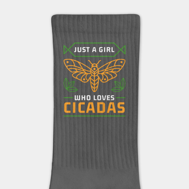 Just a Girl Who Loves Cicadas Minimalist & Modern by creative