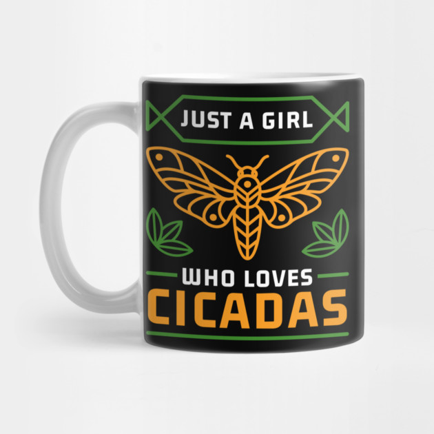 Just a Girl Who Loves Cicadas Minimalist & Modern by creative