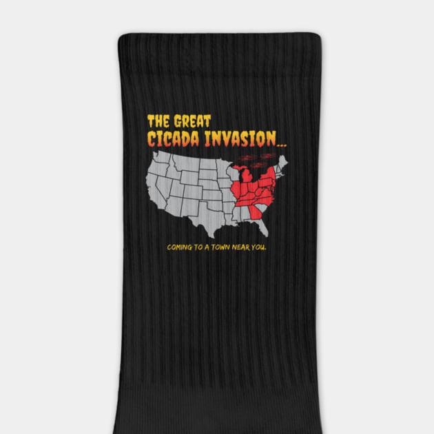 Cicada Invasion Coming to These States in US Map Funny by creative