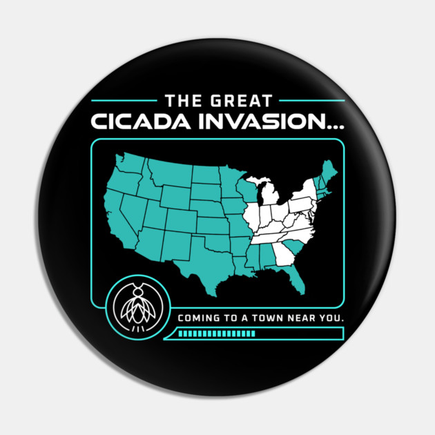 Cicada Invasion Coming to These States in US Map Pin by creative