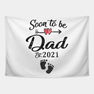 soon to be dad est 2021 Tapestry