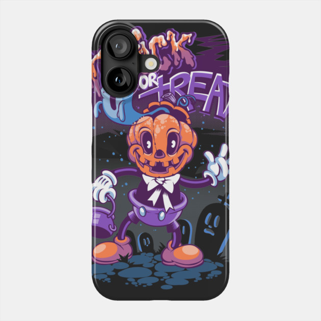 Trick or Treat Phone Case by Raki