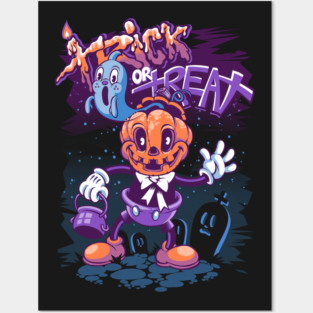 Trick or Treat Posters and Art