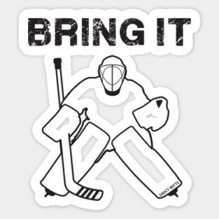 Bring It Hockey Goalie Sticker