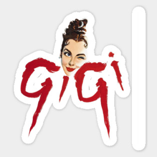 Gigi Movie Poster Sticker