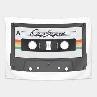 Retro Cassette Tape Tapestry