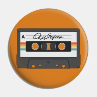 Retro Cassette Tape Pin