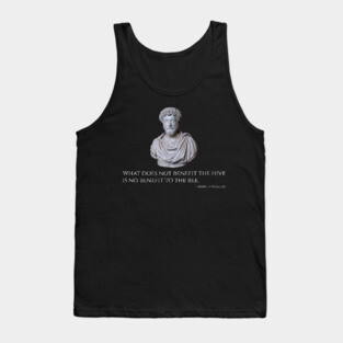 Caesar Marcus Aurelius Quote - Ancient Rome Stoic Philosophy Tank Top