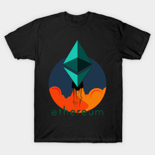 Rocket to The Moon : Ethereum Edition T-Shirt
