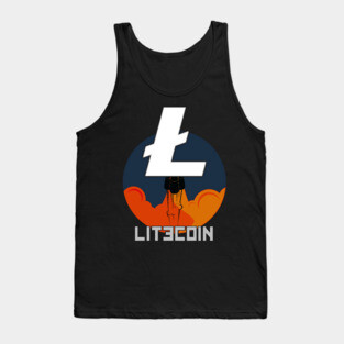 Rocket to The Moon : Litecoin Edition Tank Top
