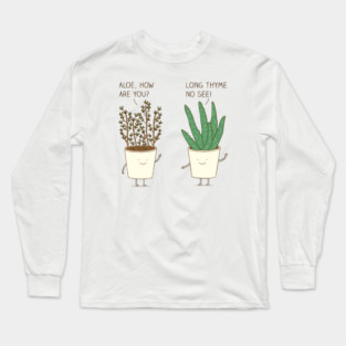 garden etiquette Long Sleeve T-Shirt