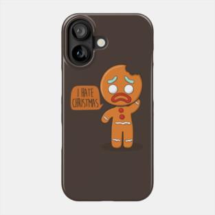 I hate christmas Phone Case