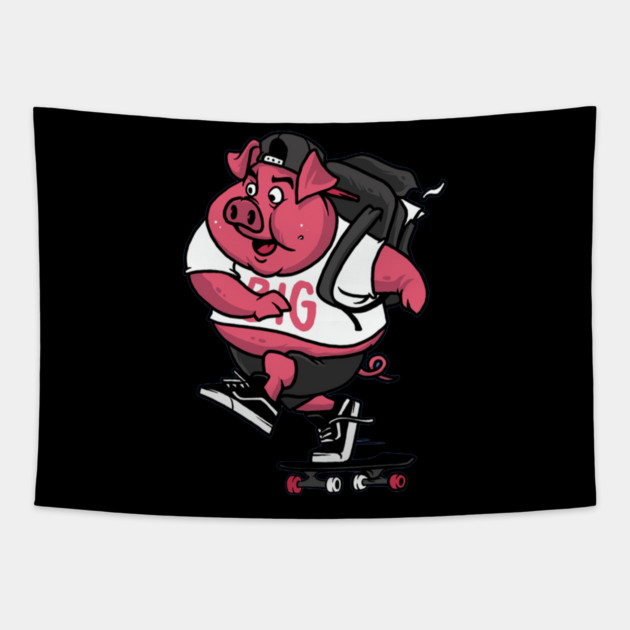 fat pork Tapestry by James Bates