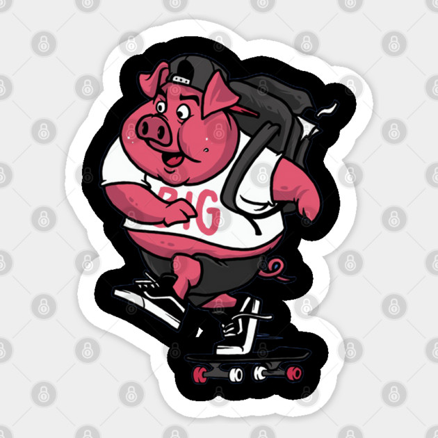 fat pork Sticker by James Bates