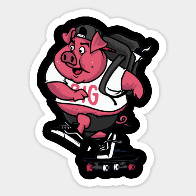 fat pork Magnet by James Bates