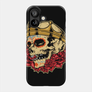 crown skull Phone Case
