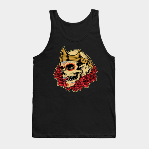 crown skull Tank Top by James Bates