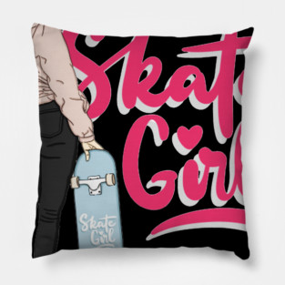 skate girl Pillow