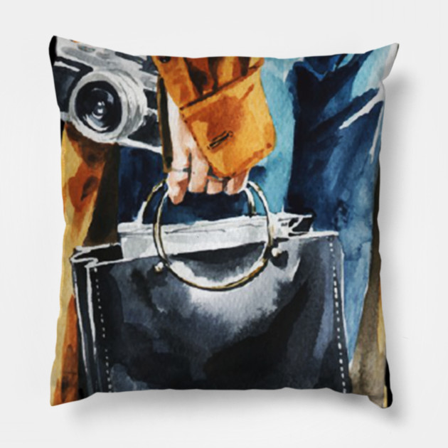 carry a bag Pillow by James Bates