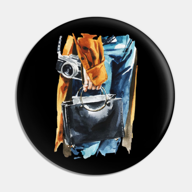 carry a bag Pin by James Bates