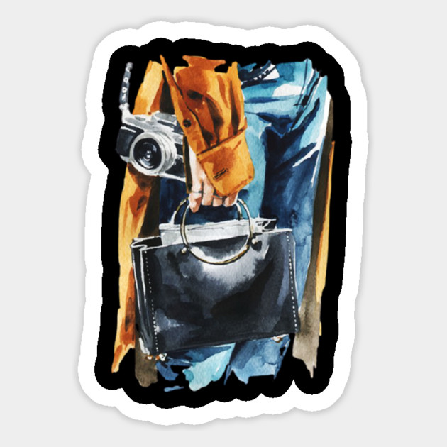 carry a bag Magnet by James Bates