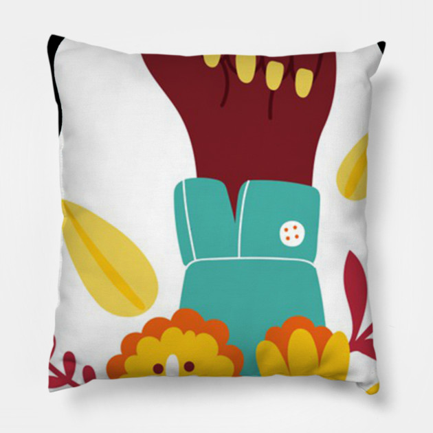 holding hands Pillow by James Bates