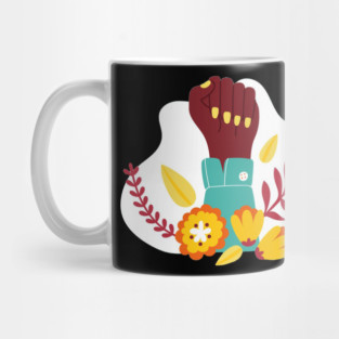 holding hands Mug