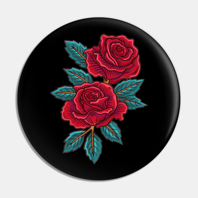 flower Pin by James Bates