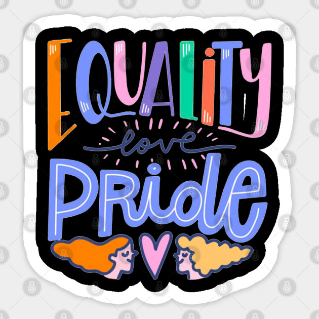 kesetaraan cinta Sticker by James Bates