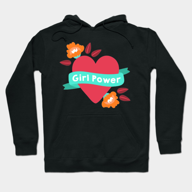 Girl power Hoodie by James Bates