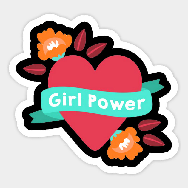 Girl power Magnet by James Bates