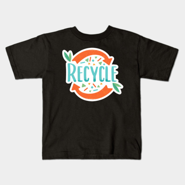 recycle Kids T-Shirt by James Bates