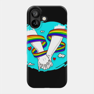 holding hands Phone Case
